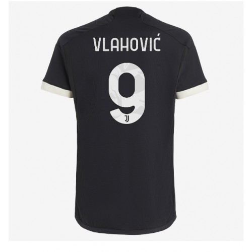 Pánský Fotbalový dres Juventus Dusan Vlahovic #9 2023-24 Třetí Krátký Rukáv